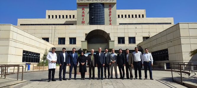 بازدید دکتر نجاتیان از مرکز آموزشی، درمانی شهید رحیمی خرم آباد